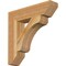 Ekena Millwork Legacy Slat Rough Sawn Bracket, Western Red Cedar, 4"W x 18"D x 18"H BKT04X18X18LEC06RWR - alternate 1
